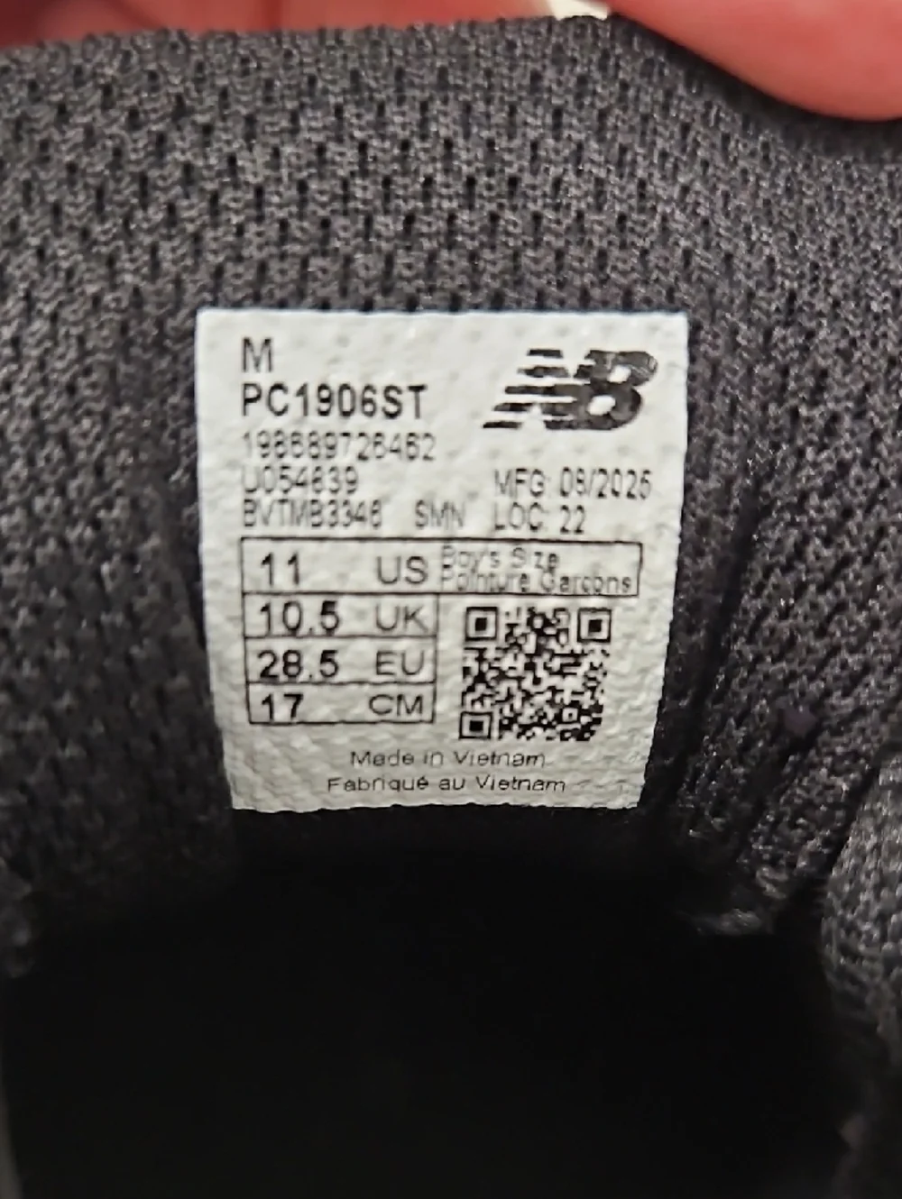 New Balance 1906 Kids Black Sneakers - Picture 7 of 8